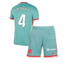 Atletico Madrid Conor Gallagher #4 Koszulka Wyjazdowa dzieci 2024-25 Krótki Rękaw (+ krótkie spodenki)